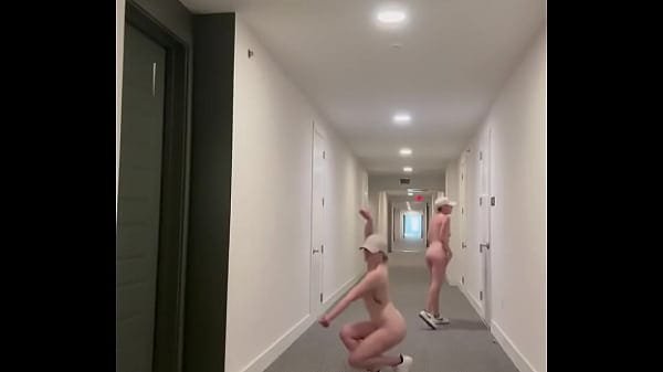 Walking around my apartment complex building hallway